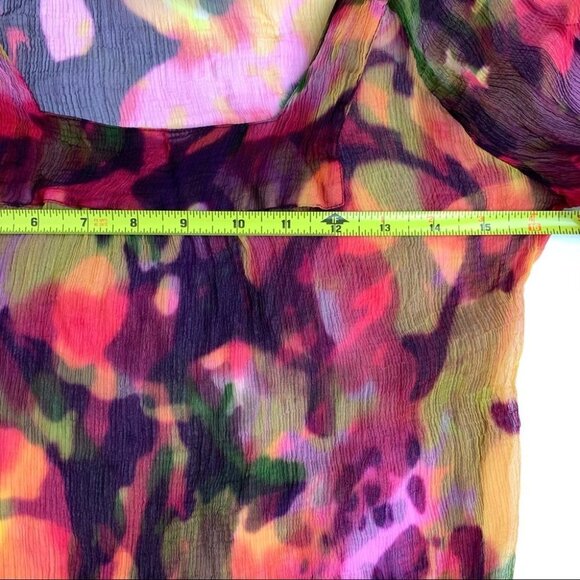 LUCKY Brand Sheer Gauzy Top  Size M - Picture 8 of 9